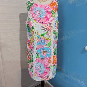 Lilly Pulitzer for Target Floral Sleeveless Dress with Lace Accents